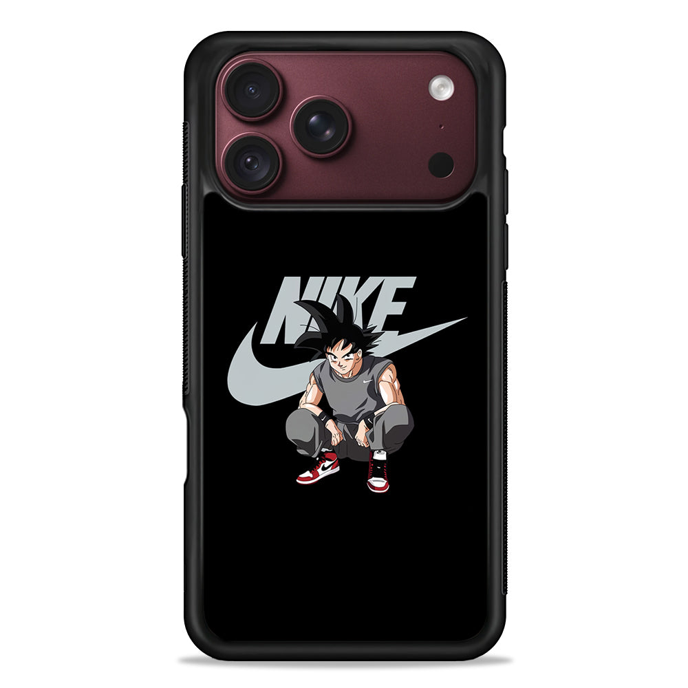 Nike Dragon Ball Goku iPhone 18 Pro Max Case – Slim Silicone Protective Cover