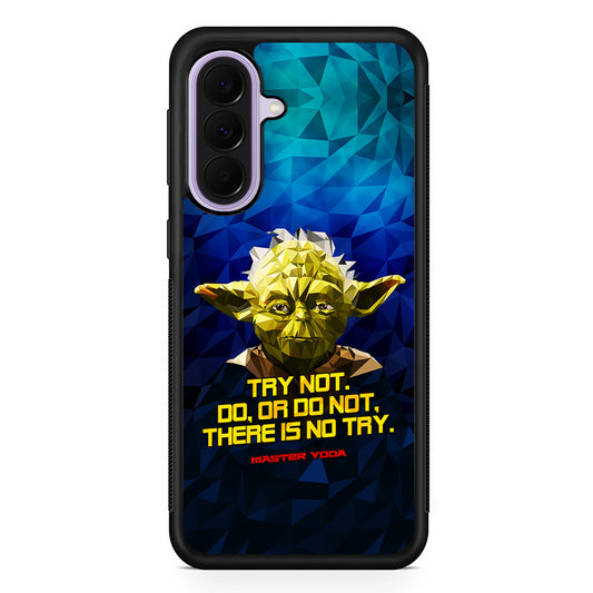 Star Wars Yoda Quote Samsung Galaxy A37 Case | Samsung Galaxy A37 Rubber Protective Case