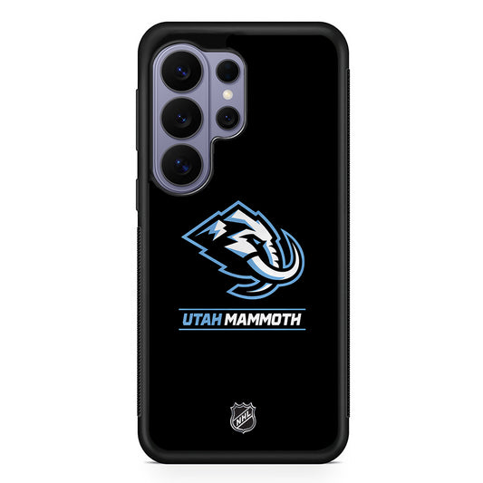 NHL Utah Mammoth Black Samsung Galaxy S26 Ultra Case | Protective Rubber Cover