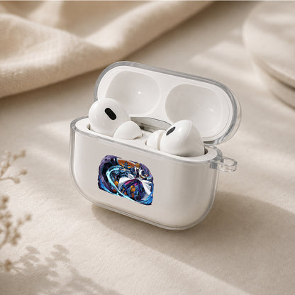 Yu-Gi-Oh Kaiba God Card Protective Apple AirPods Pro 3 Clear Case | Shockproof Cover