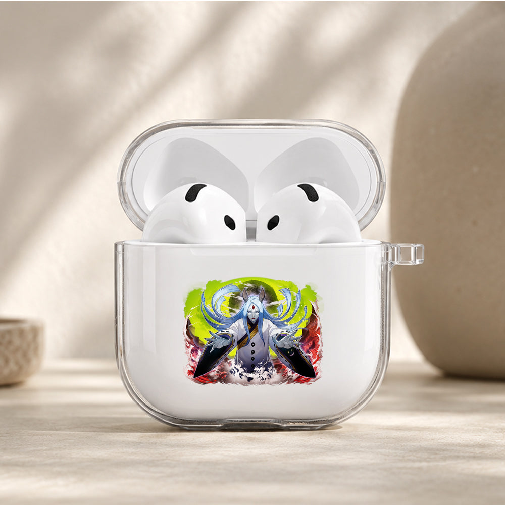 Kaguya Otsutsuki Awakening Protective Apple Airpods 4 Clear Case - Durable Clear Protection