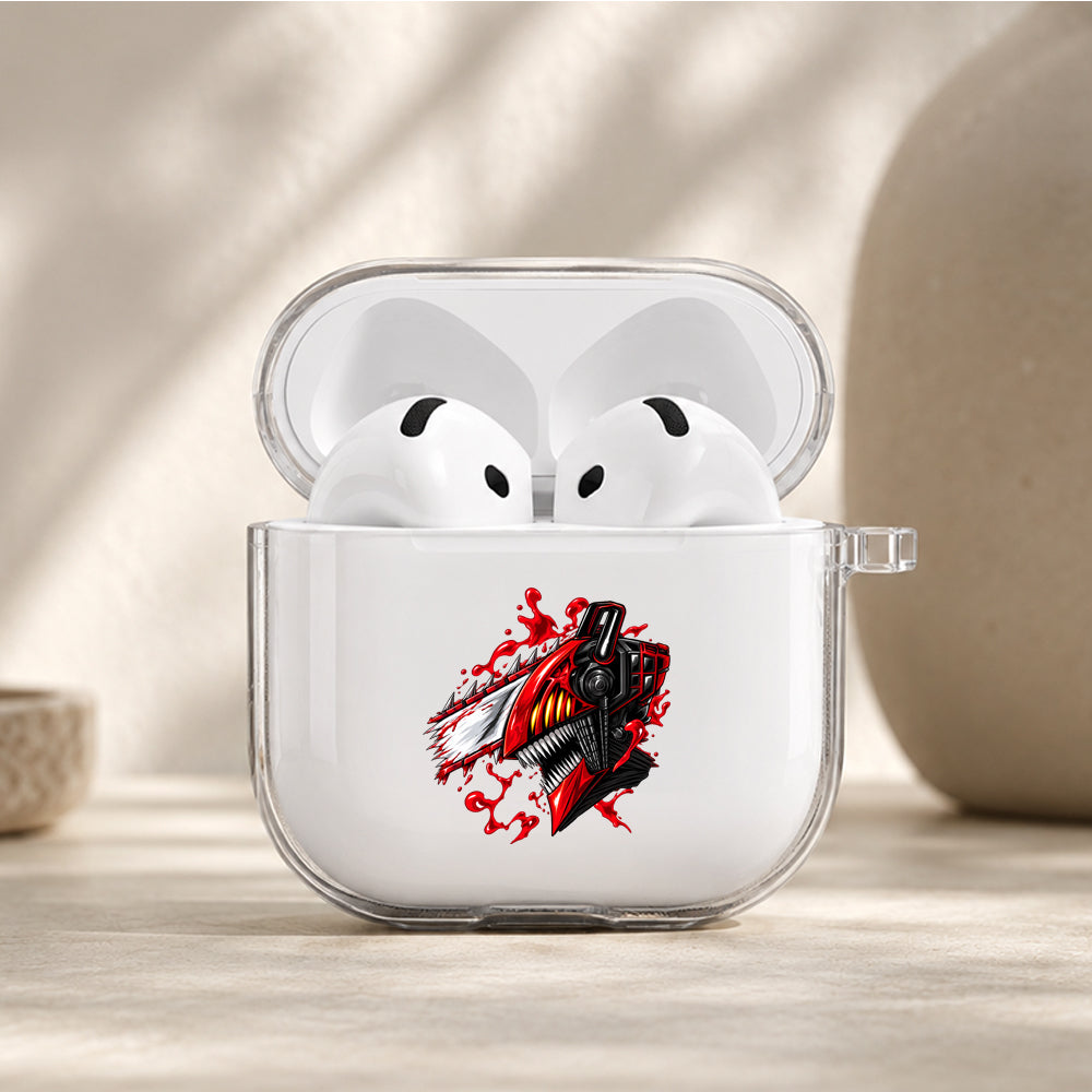 Chainsaw Man Dark Hunt Protective Apple Airpods 4 Clear Case - Durable Clear Protection