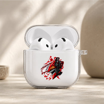 Chainsaw Man Dark Hunt Protective Apple Airpods 4 Clear Case - Durable Clear Protection