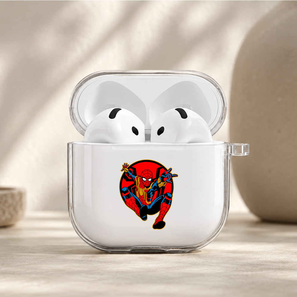 Spider-Man Ultimate Heroic Protective Apple Airpods 4 Clear Case - Durable Clear Protection