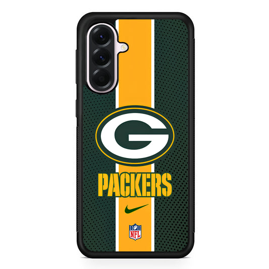 NFL Green Bay Packers Nike Samsung Galaxy A56 Case | Samsung Galaxy A56 Protective Rubber Case