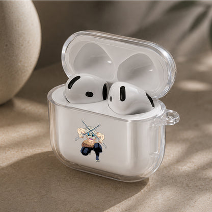 Demon Slayer Inosuke Hashibira Protective Apple Airpods 4 Clear Case - Durable Clear Protection