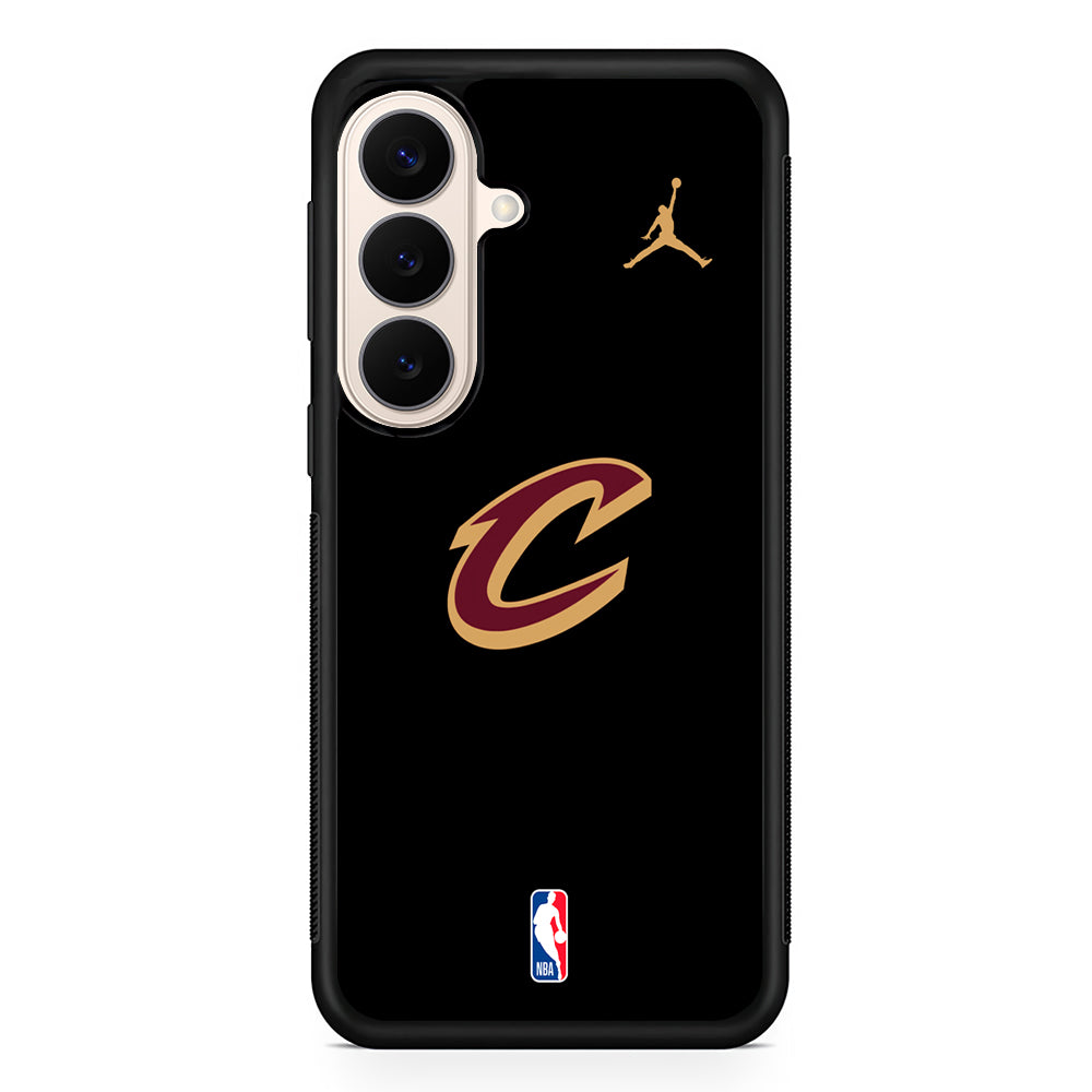 NBA Cleveland Cavaliers Black Jordan Samsung Galaxy S26 Case – Slim Protective Phone Cover