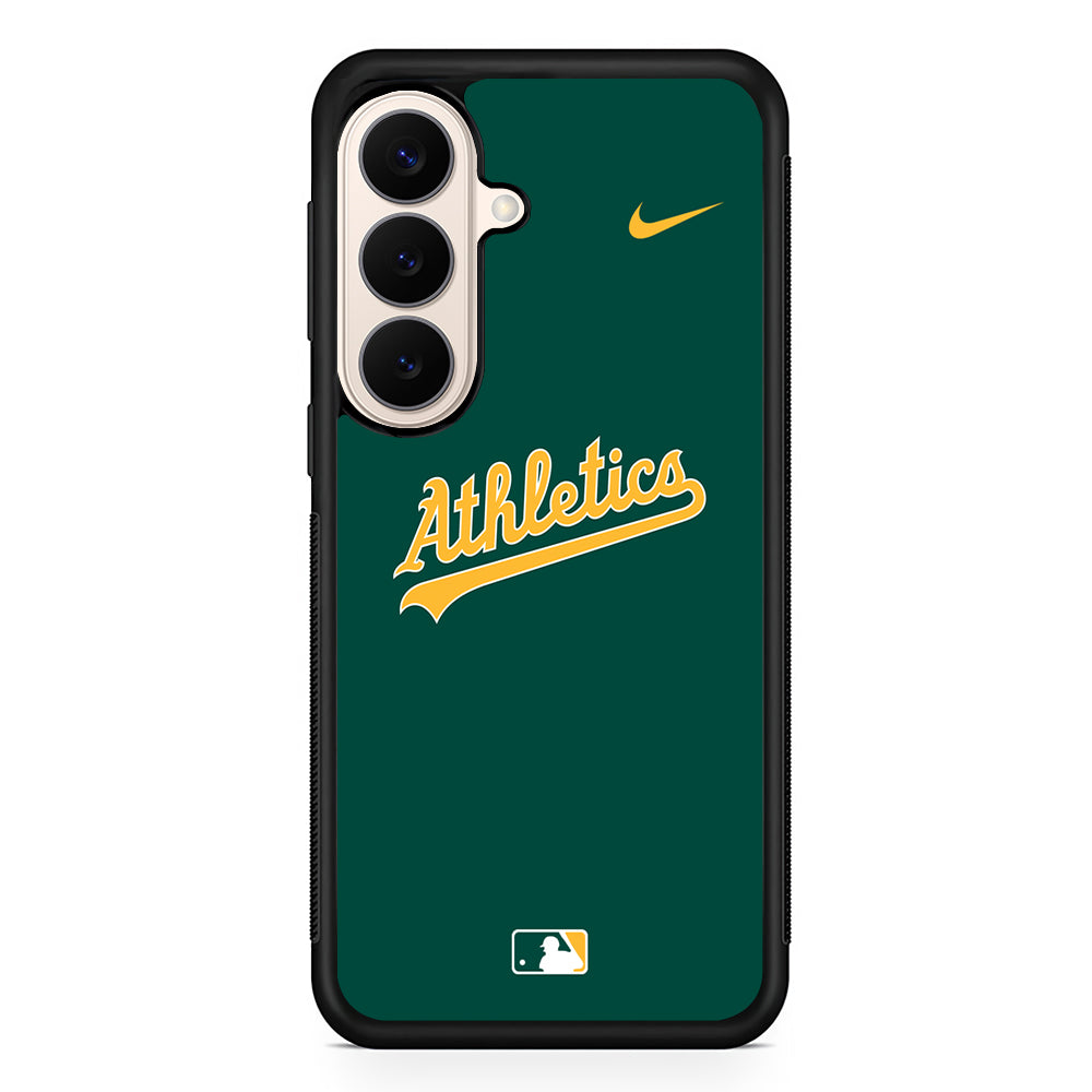 MLB Athletics Green Nike Samsung Galaxy S26 Case – Slim Protective Phone Cover