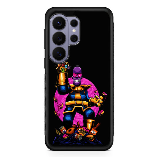 Simpson Homer Thanos Samsung Galaxy S26 Ultra Case | Protective Rubber Cover