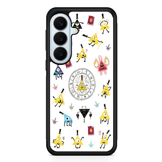 Gravity Falls Bill Cipher Doodle Samsung Galaxy S26 Plus Case | Slim Protective Rubber Cover