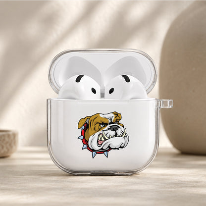 Bulldog Face Protective Apple Airpods 4 Clear Case - Durable Clear Protection
