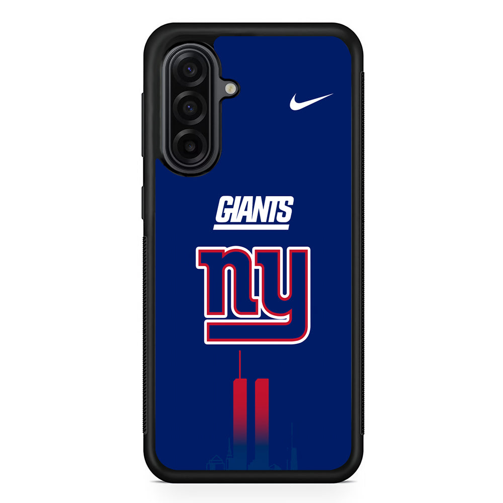 NFL New York Giants Nike Samsung Galaxy A17 Case | Durable Rubber Samsung Galaxy A17 Phone Case