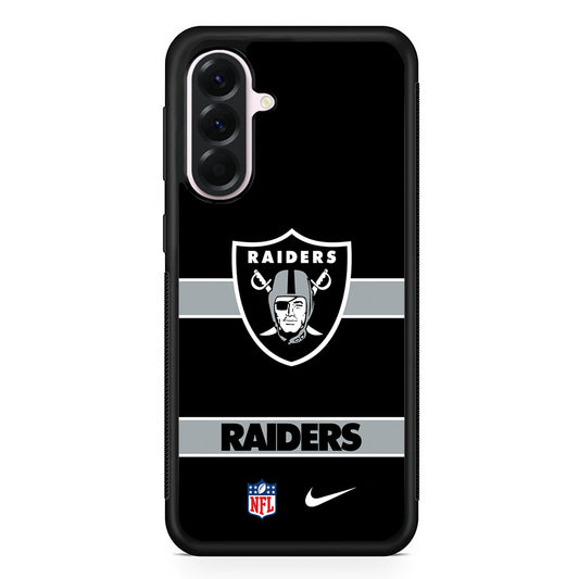 NFL Las Vegas Raiders Nike Samsung Galaxy A56 Case | Samsung Galaxy A56 Protective Rubber Case