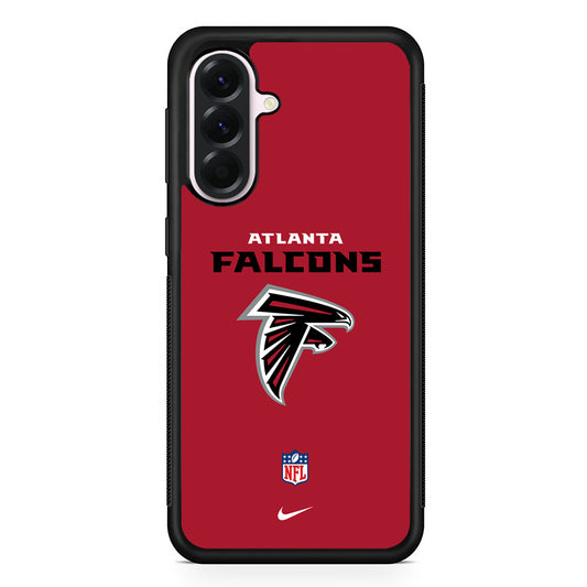 NFL Atlanta Falcons Red Nike Samsung Galaxy A56 Case | Samsung Galaxy A56 Protective Rubber Case