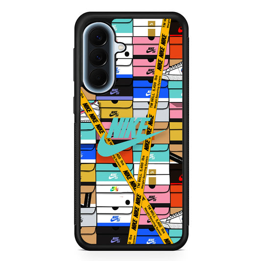 Nike Box Shoes Collage Samsung Galaxy A57 Case | Slim Samsung Galaxy A57 Protective Case