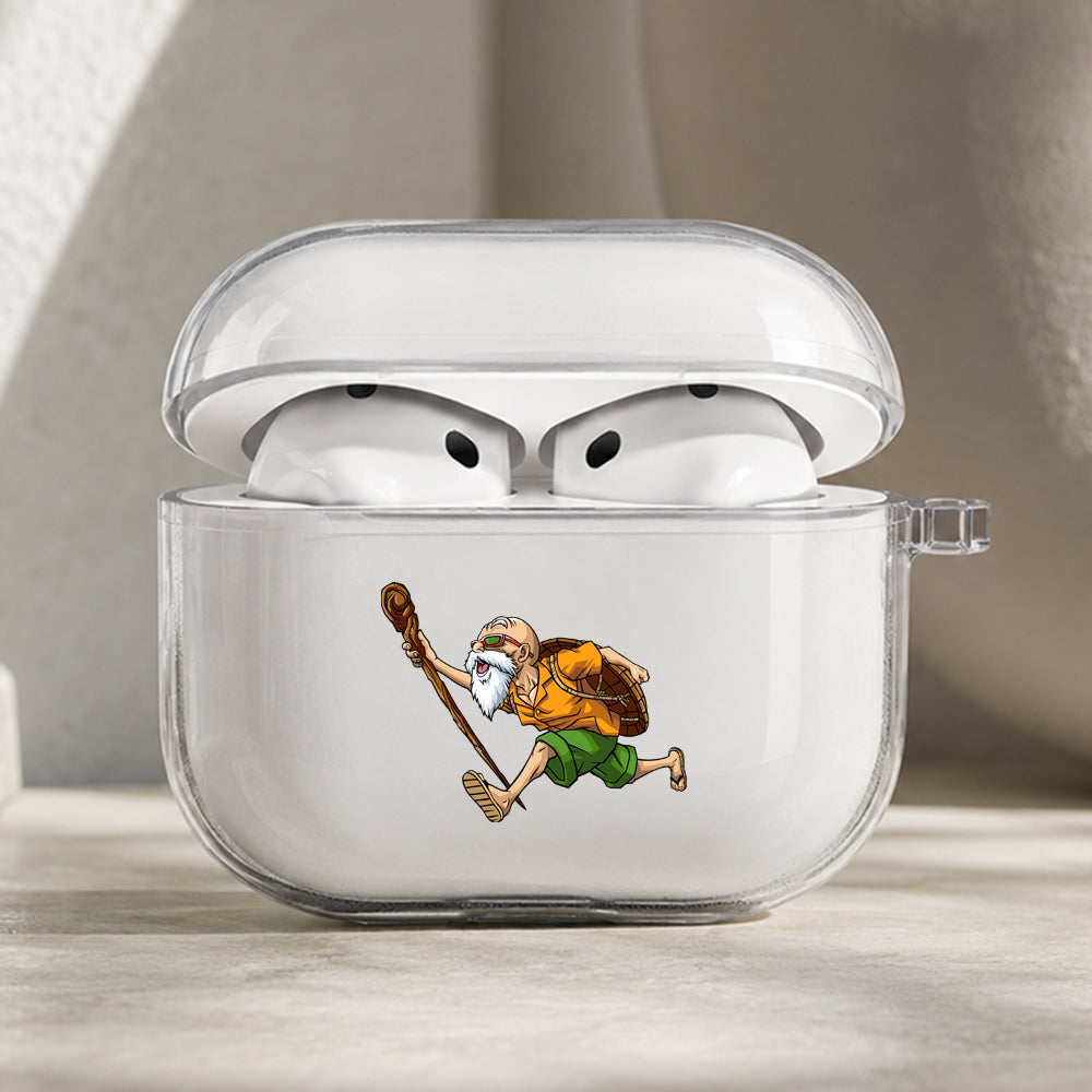 Master Roshi Dash Protective Apple AirPods Pro 3 Clear Case | Shockproof Cover