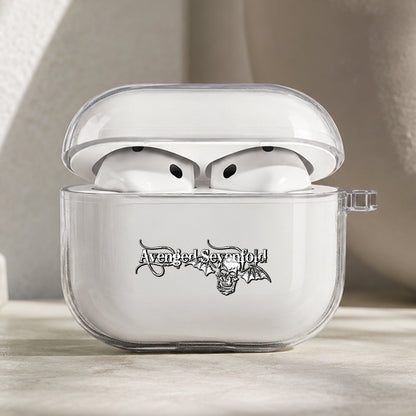 Avenged Sevenfold Classic Logo Protective Apple AirPods Pro 3 Clear Case | Shockproof Cover