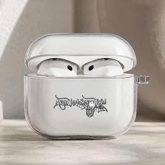 Avenged Sevenfold Classic Logo Protective Apple AirPods Pro 3 Clear Case | Shockproof Cover