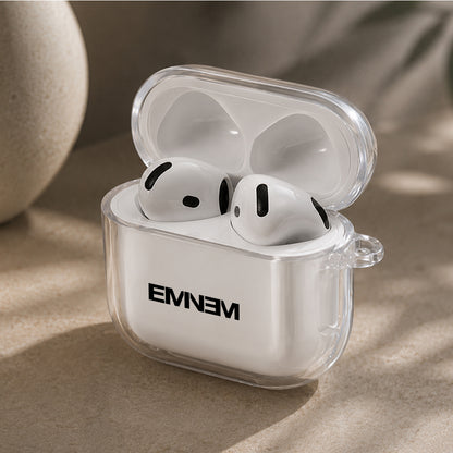 Eminem Symbol Protective Apple Airpods 4 Clear Case - Durable Clear Protection