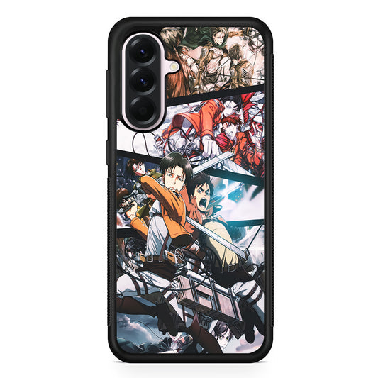 Levi Eren Collage Samsung Galaxy A56 Case | Samsung Galaxy A56 Protective Rubber Case