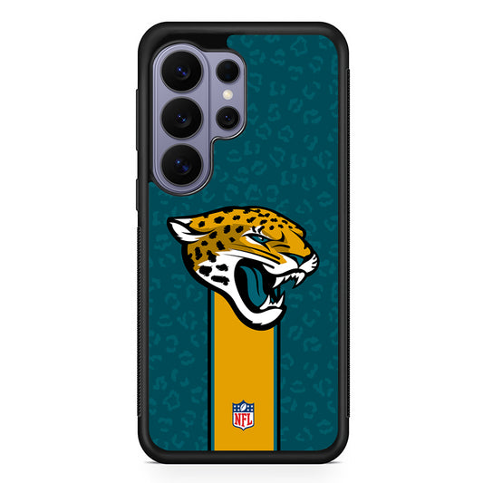 NFL Jacksonville Jaguars Pattern Samsung Galaxy S26 Ultra Case | Protective Rubber Cover