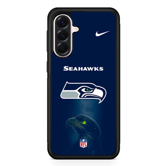 NFL Seattle Seahawks Navy Nike Samsung Galaxy A56 Case | Samsung Galaxy A56 Protective Rubber Case