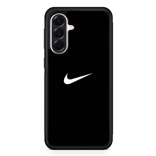 Nike Logo Black Simple Samsung Galaxy A56 Case | Samsung Galaxy A56 Protective Rubber Case