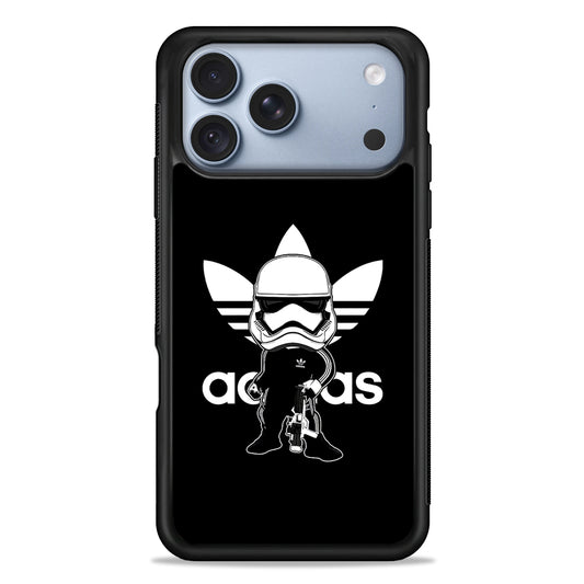 Adidas Chibi Stormtrooper iPhone 18 Pro Case - iPhone 18 Pro Silicone Case