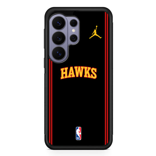 NBA Atlanta Hawks Black Jordan Samsung Galaxy S26 Ultra Case | Slim Durable Protective Cover