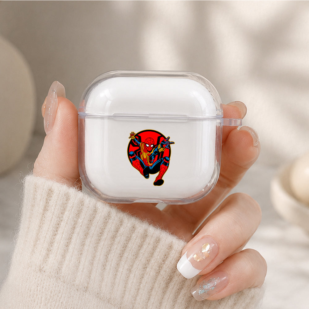 Spider-Man Ultimate Heroic Protective Apple Airpods 4 Clear Case - Durable Clear Protection