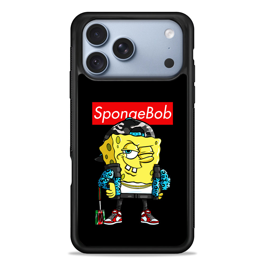 Spongebob Hypebeast iPhone 18 Pro Case - iPhone 18 Pro Silicone Case
