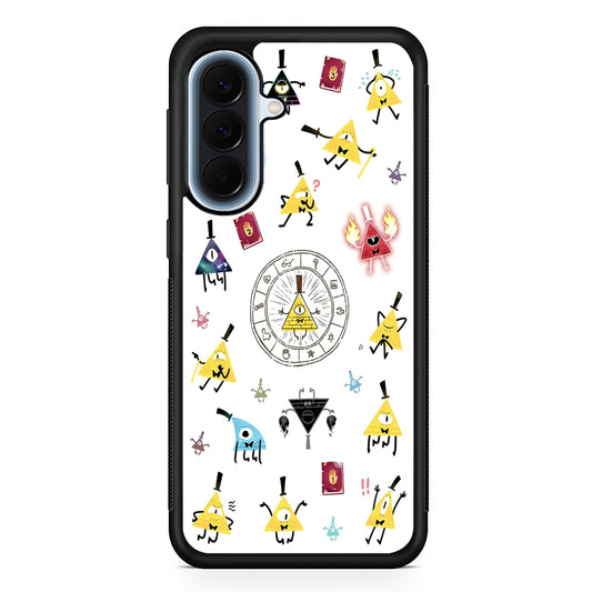 Gravity Falls Bill Cipher Doodle Samsung Galaxy A57 Case | Slim Samsung Galaxy A57 Protective Case