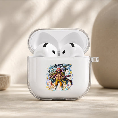 Gol D Roger Pirate King Protective Apple Airpods 4 Clear Case - Durable Clear Protection