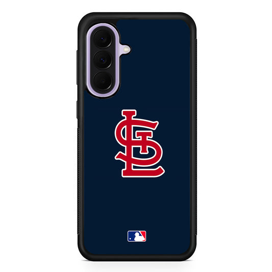 MLB St Louis Cardinals Blue Logo Samsung Galaxy A37 Case | Samsung Galaxy A37 Rubber Protective Case