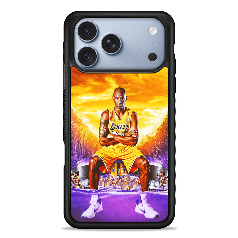 Kobe Bryant Legends Lakers iPhone 18 Pro Case - iPhone 18 Pro Silicone Case