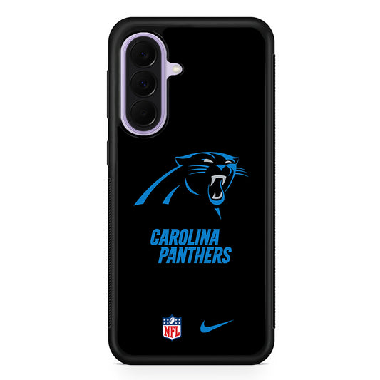 NFL Carolina Panthers Nike Samsung Galaxy A37 Case | Samsung Galaxy A37 Rubber Protective Case
