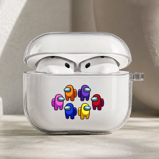 Among Us All Colors Protective Apple AirPods Pro 3 Clear Case | Shockproof Cover