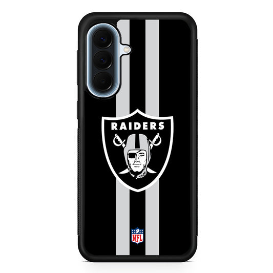 NFL Las Vegas Raiders Black Samsung Galaxy A57 Case | Slim Samsung Galaxy A57 Protective Case