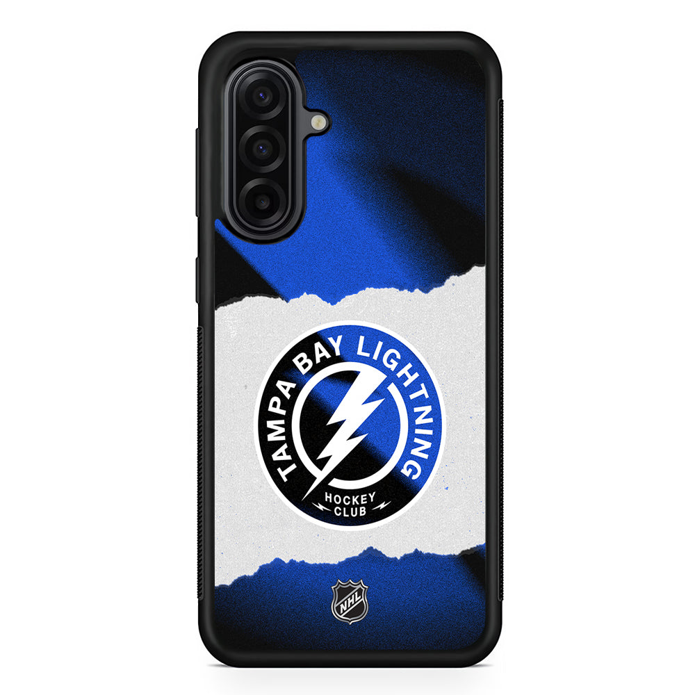 NHL Tampa Bay Lightning Club Samsung Galaxy A17 Case | Durable Rubber Samsung Galaxy A17 Phone Case
