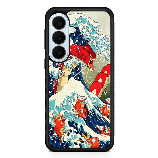 The Great Wave Gyarados Samsung Galaxy S26 Plus Case | Slim Protective Rubber Cover