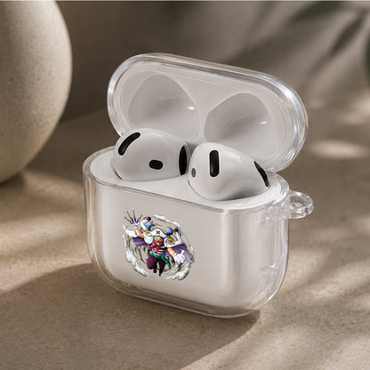 Buggy Deadly Knife Attack Protective Apple Airpods 4 Clear Case - Durable Clear Protection