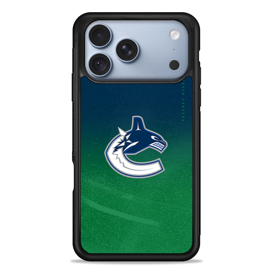 NHL Vancouver Canucks Gradation iPhone 18 Pro Case - iPhone 18 Pro Silicone Case