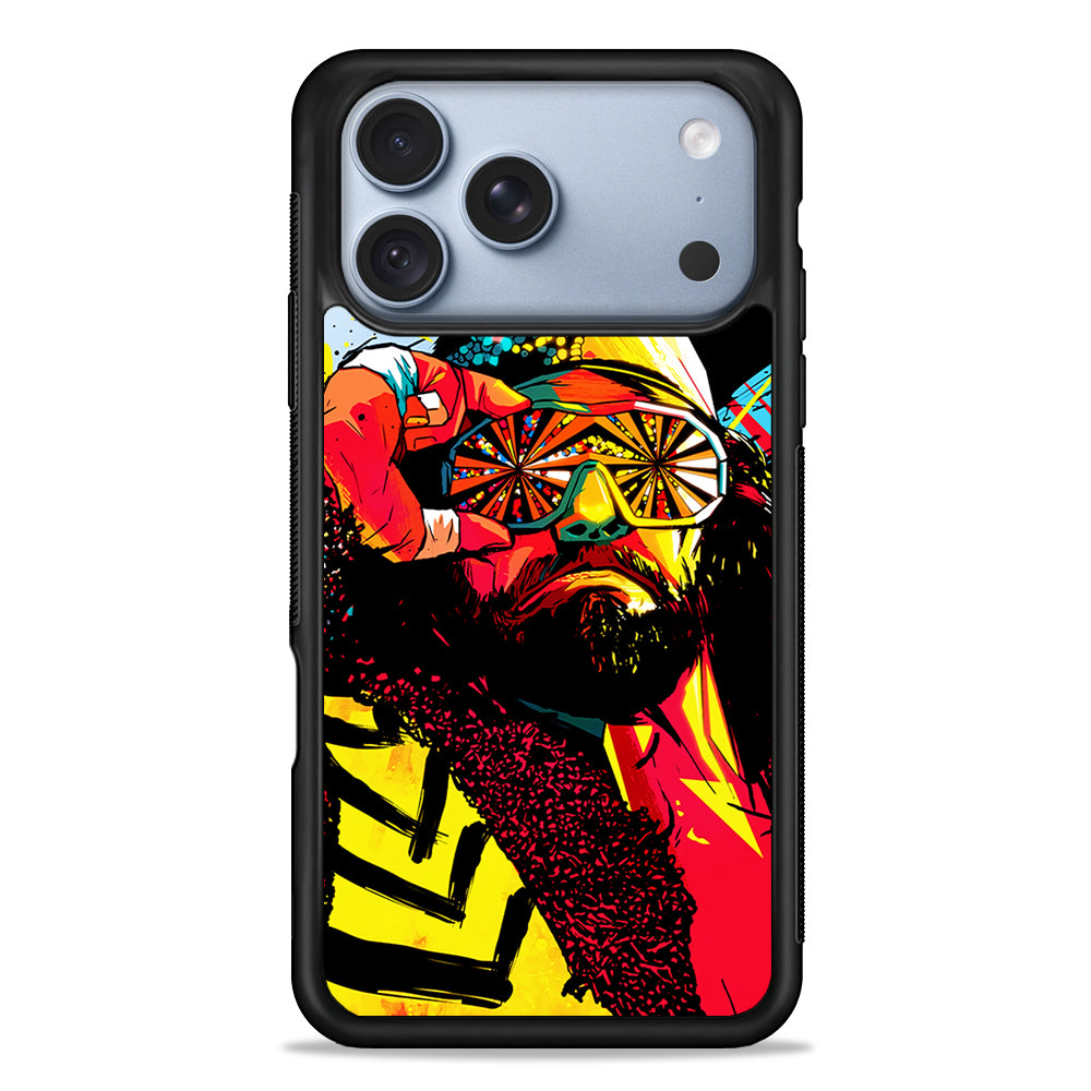 Macho Man Randy Art iPhone 18 Pro Case - iPhone 18 Pro Silicone Case