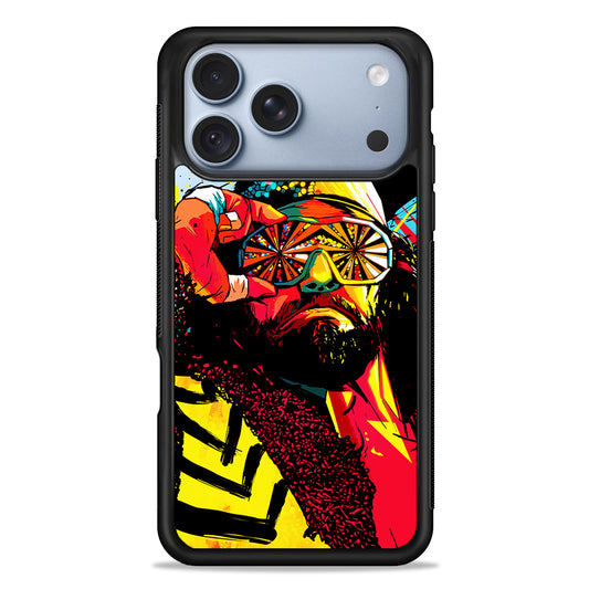 Macho Man Randy Art iPhone 18 Pro Case - iPhone 18 Pro Silicone Case