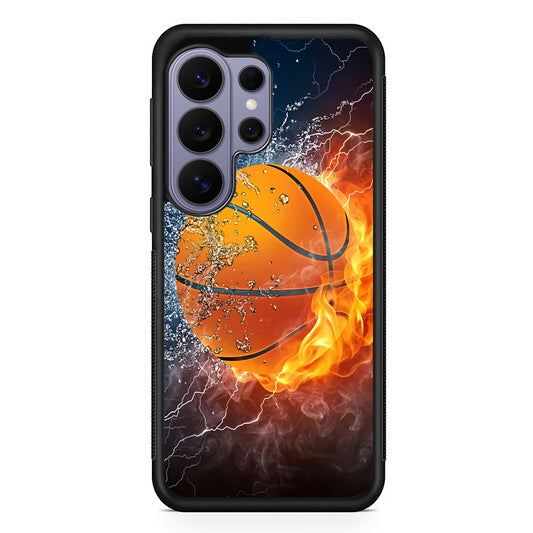 Basketball Ball Cool Art Samsung Galaxy S26 Ultra Case | Protective Rubber Cover