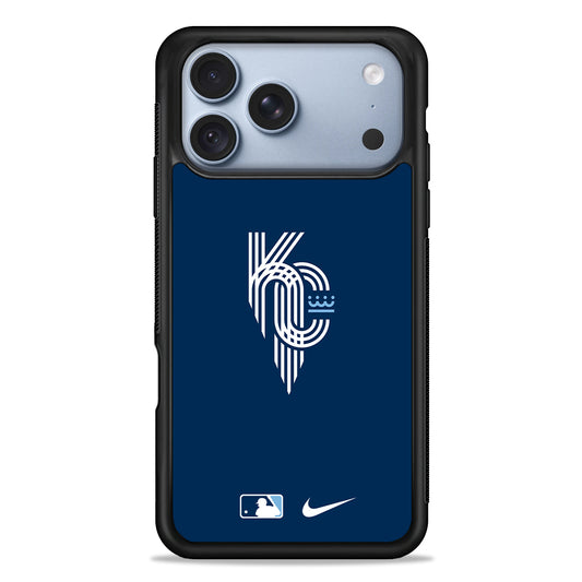 MLB Kansas City Royals Navy Nike iPhone 18 Pro Case - iPhone 18 Pro Silicone Case