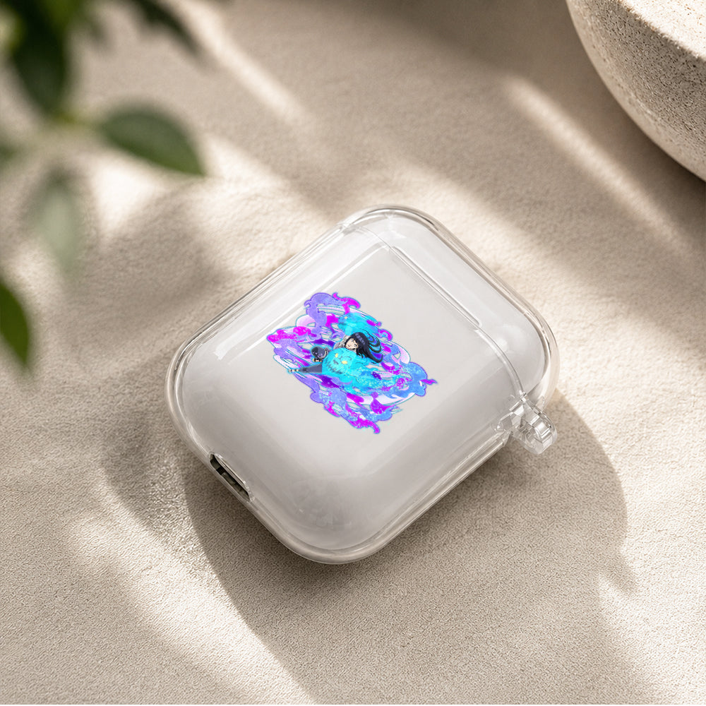 Naruto Hinata Hyuuga Ultimate Protective Clear Case Cover For Apple Airpods | Soft Silicone AirPods 1 / 2 Case | Protective Cover