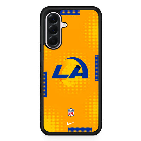 NFL Los Angeles Rams Nike Samsung Galaxy A56 Case | Samsung Galaxy A56 Protective Rubber Case