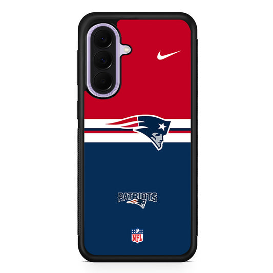 NFL New England Patriots Team Nike Samsung Galaxy A37 Case | Samsung Galaxy A37 Rubber Protective Case