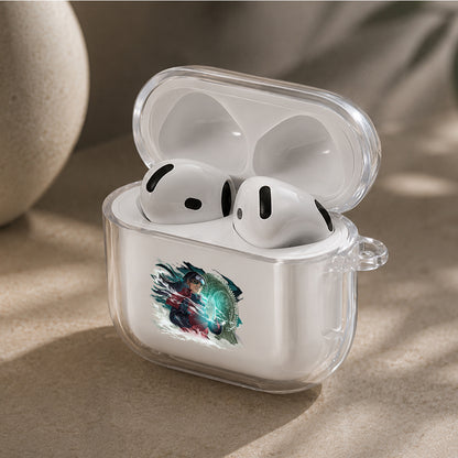 Hashirama Forest Guardian Protective Apple Airpods 4 Clear Case - Durable Clear Protection